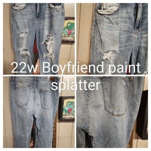 Judy Blue 22w Paint Splatter Jeans